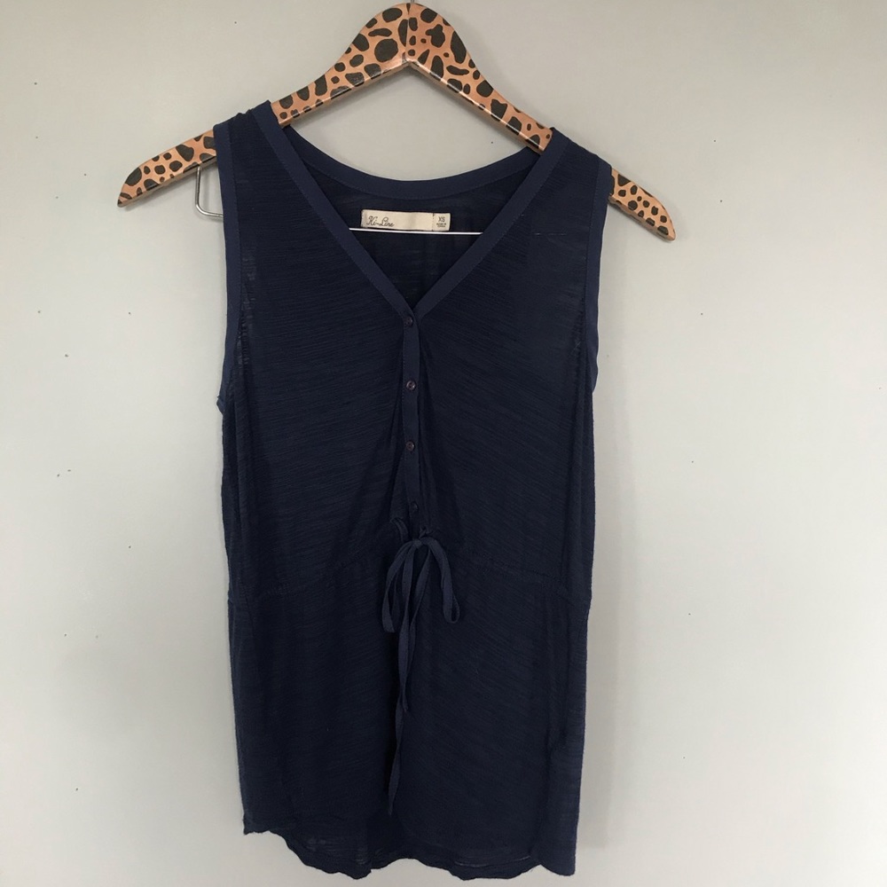 Navy blue tank